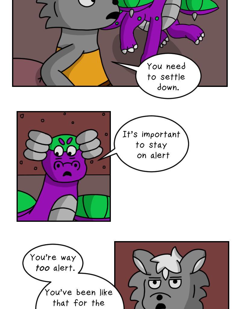 Dawn of the Fire Heart - Episode 28, Page 1: Re-Arrangements- Part Two