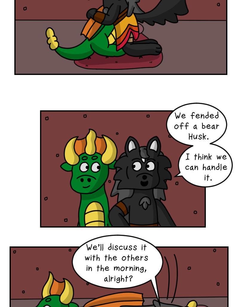 Dawn of the Fire Heart - Episode 28, Page 1: Re-Arrangements- Part Two