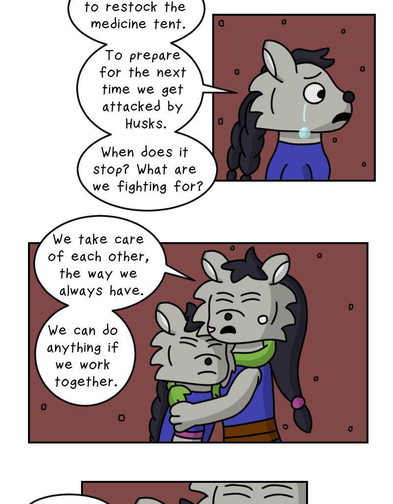 Dawn of the Fire Heart - Episode 29, Page 1: Re-Arrangements- Part Three