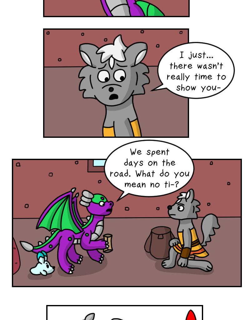 Dawn of the Fire Heart - Episode 31, Page 3: Lost In Time- Part Two