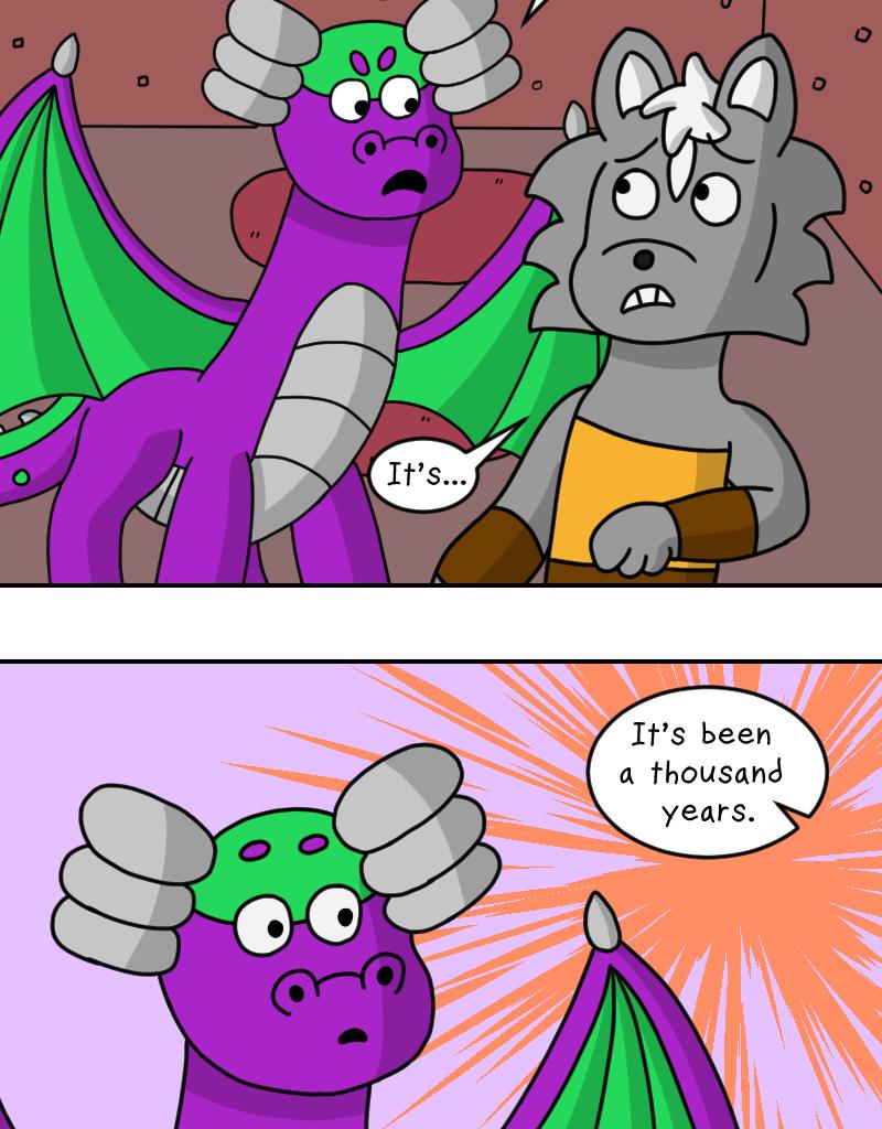 Dawn of the Fire Heart - Episode 31, Page 3: Lost In Time- Part Two