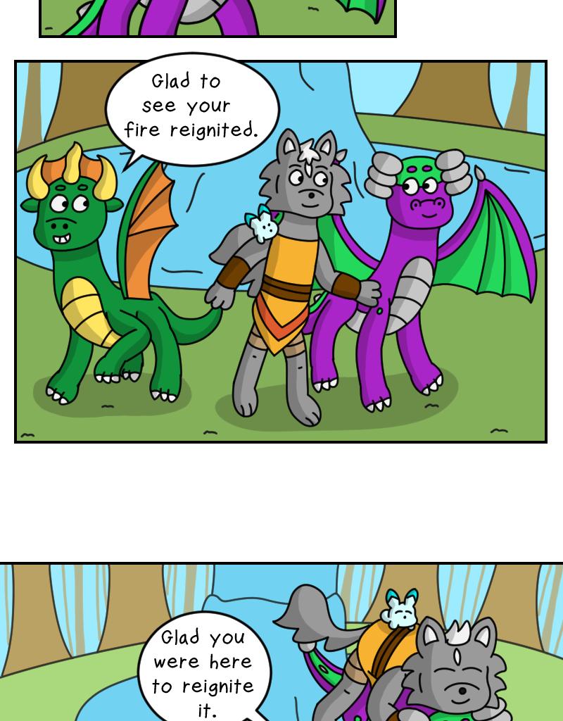 Dawn of the Fire Heart - Episode 36, Page 4: Cooldown- Part Three