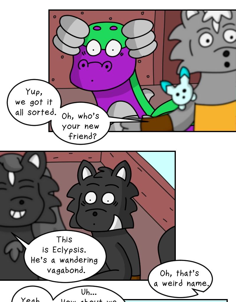 Dawn of the Fire Heart - Episode 38, Page 1: An Extra Traveler?- Part Two