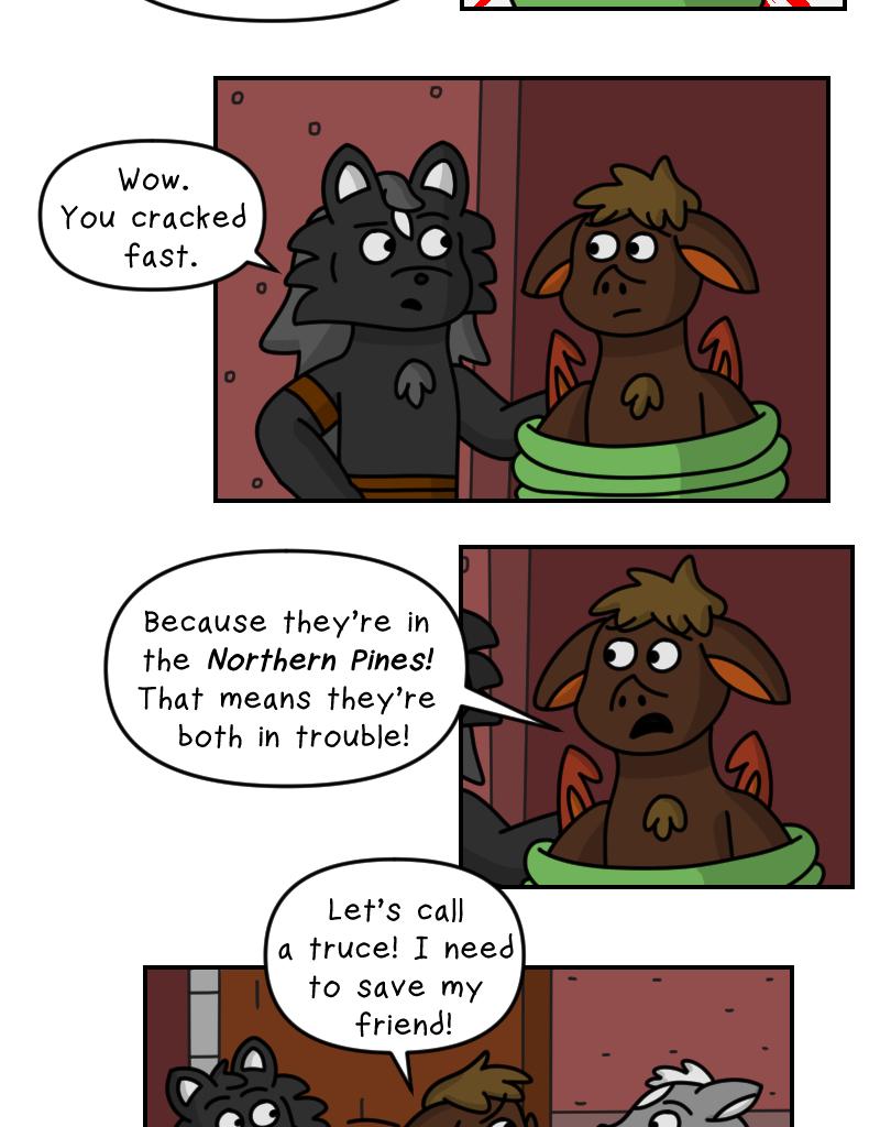Dawn of the Fire Heart - Episode 42, Page 2: Hunting and Hiding- Part Three