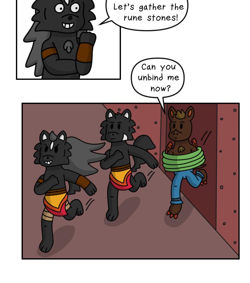 Dawn of the Fire Heart - Episode 42, Page 2: Hunting and Hiding- Part Three