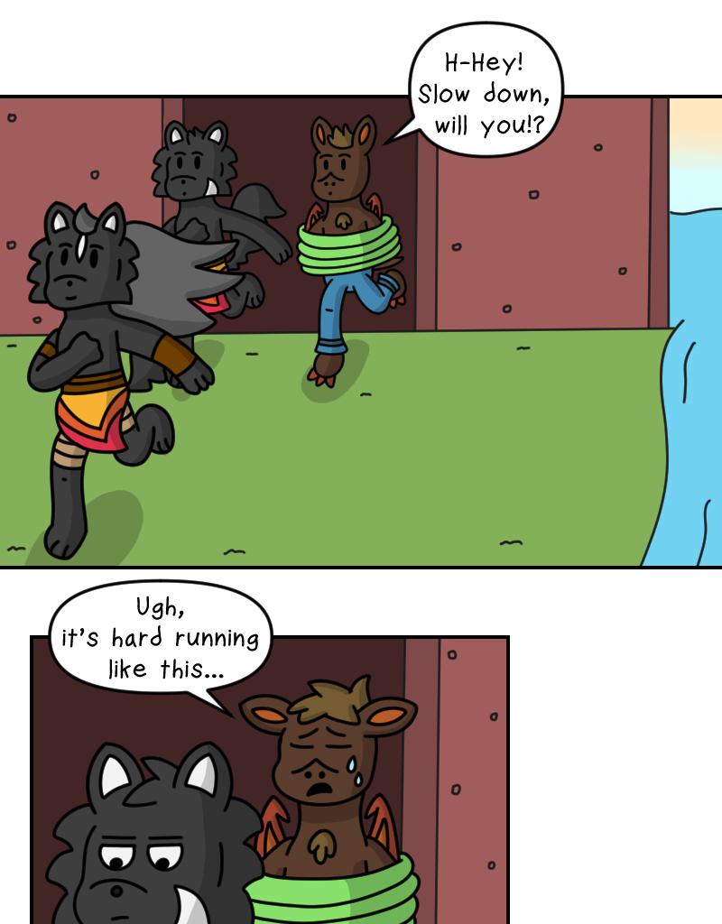 Dawn of the Fire Heart - Episode 42, Page 4: Hunting and Hiding- Part Three