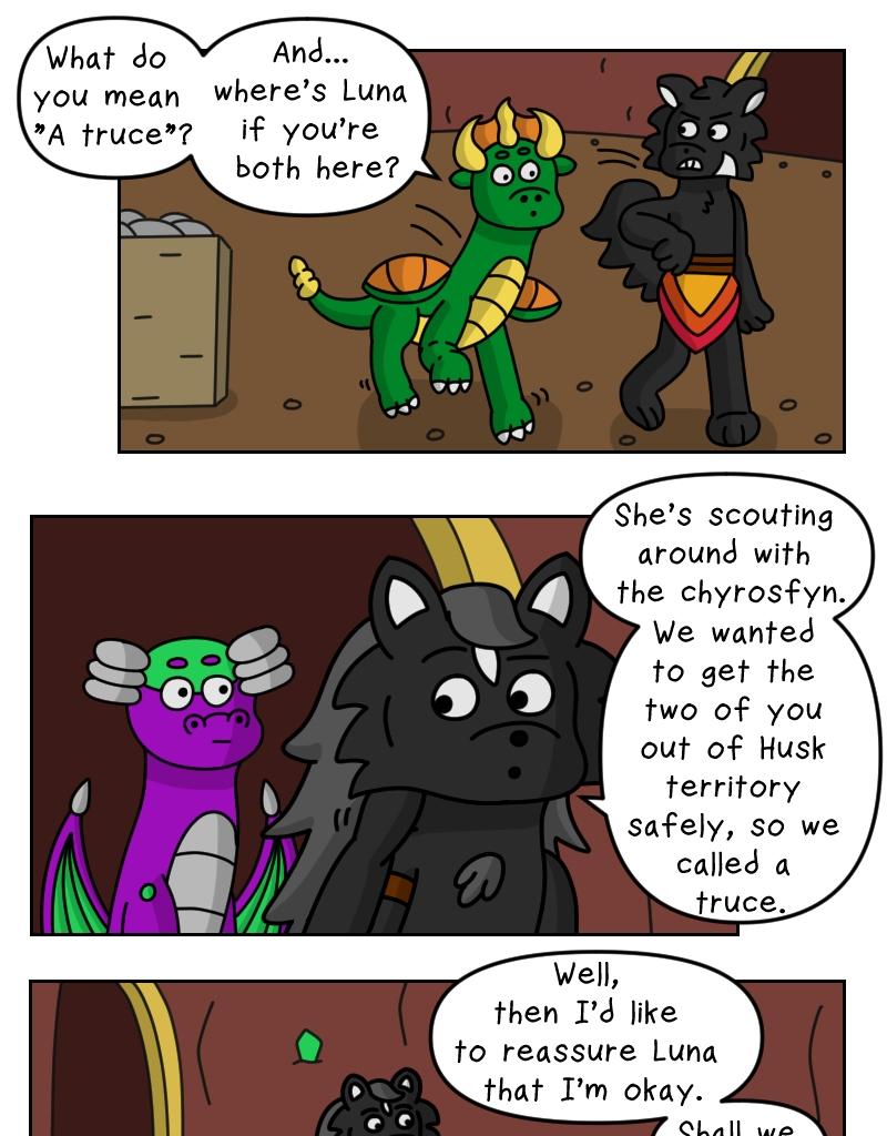 Dawn of the Fire Heart - Episode 47, Page 1: Unearthed- Part Two