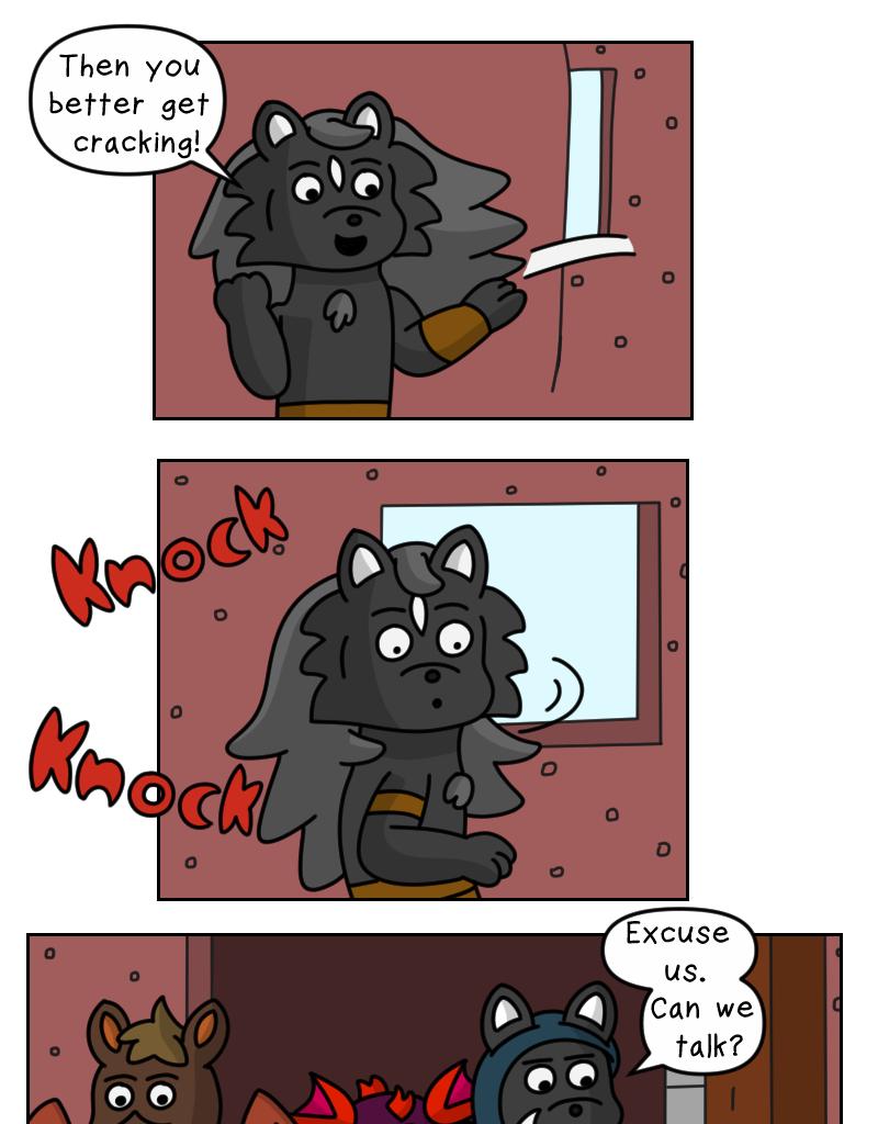 Dawn of the Fire Heart - Episode 49, Page 4: The Course is Set- Part One