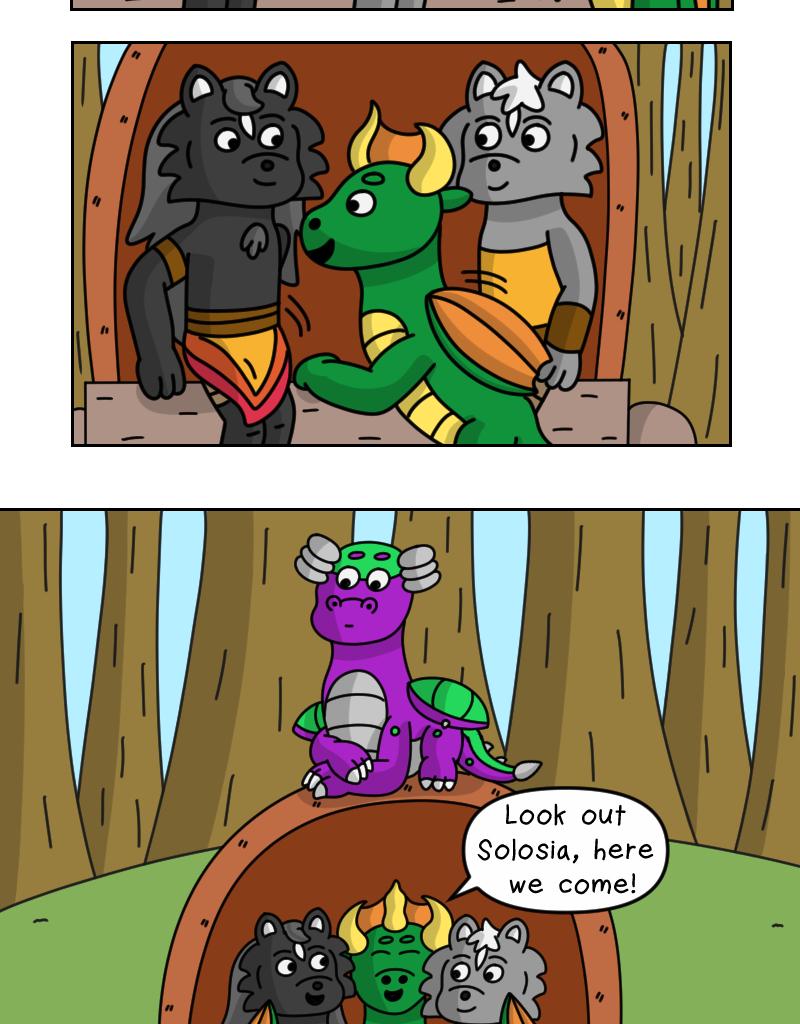 Dawn of the Fire Heart - Episode 50, Page 3: The Course is Set- Part Two (Season One Finale)