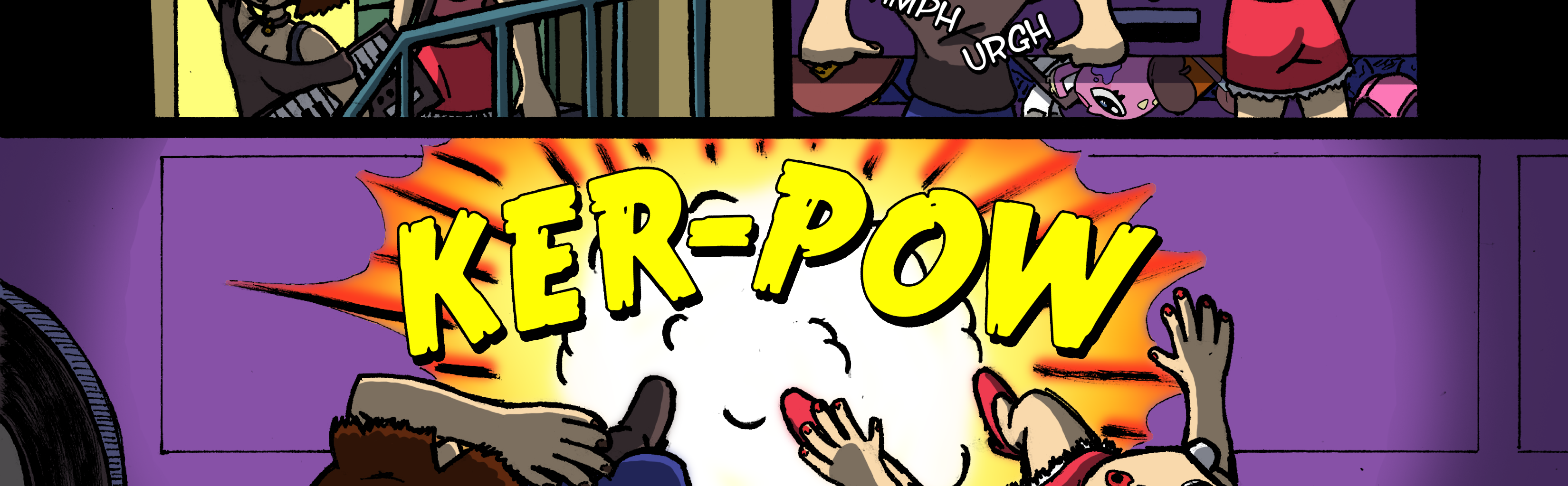 On Tour with Mitch & Sandy - Episode 1, Page 1: Short 1: Larger Than Life - p1