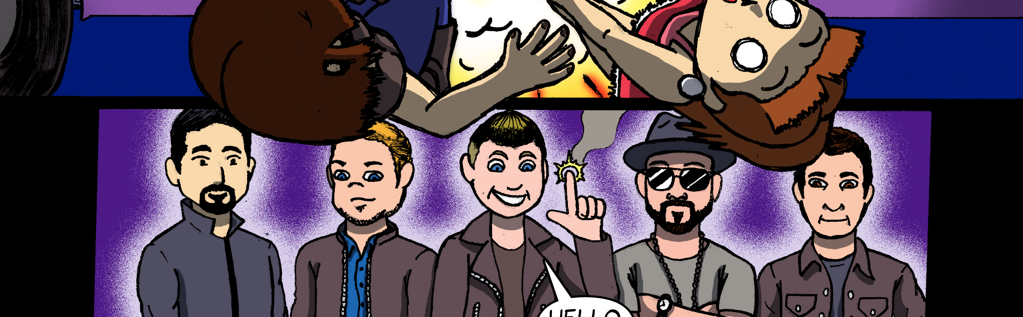 On Tour with Mitch & Sandy - Episode 1, Page 1: Short 1: Larger Than Life - p1