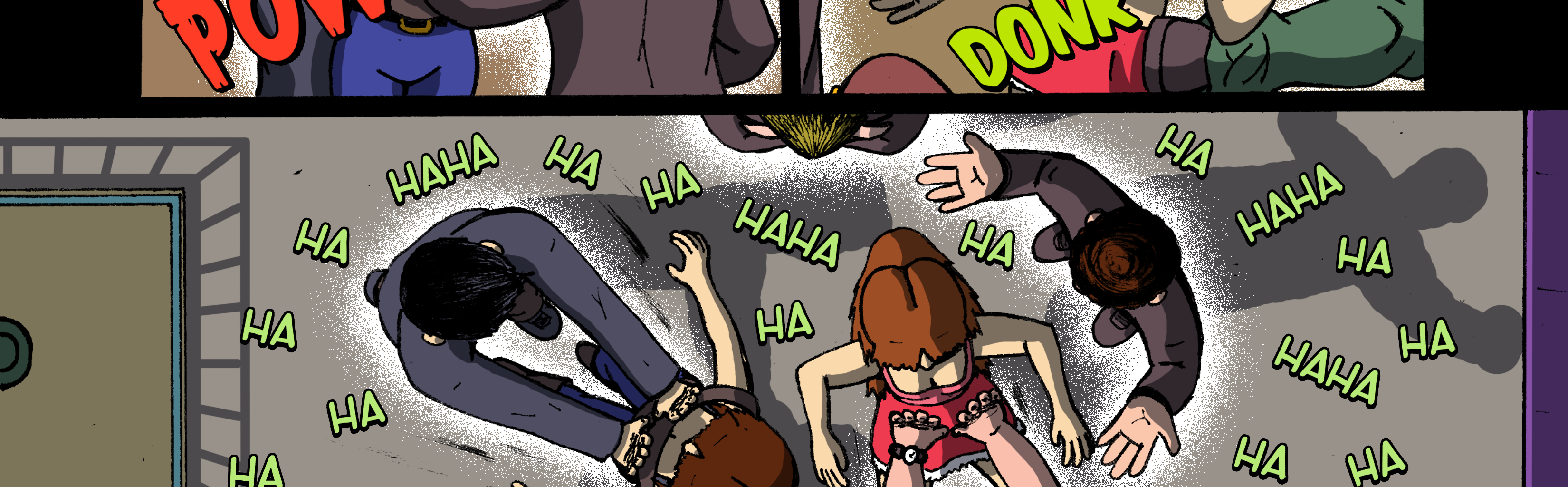 On Tour with Mitch & Sandy - Episode 2, Page 1: Short 1: Larger Than Life - p2