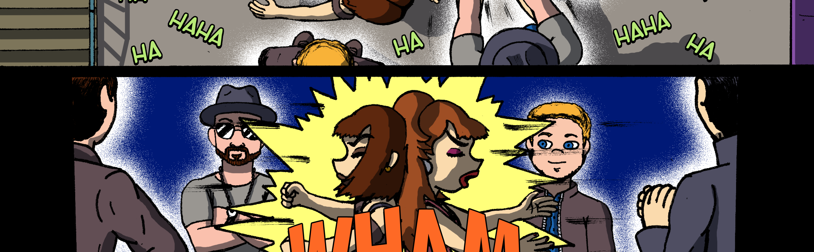 On Tour with Mitch & Sandy - Episode 2, Page 1: Short 1: Larger Than Life - p2