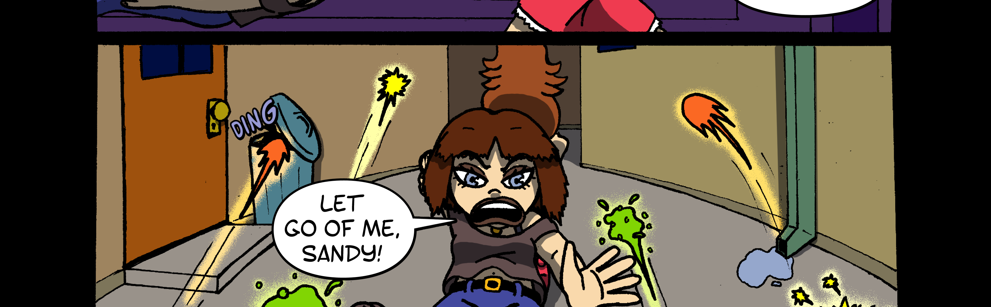 On Tour with Mitch & Sandy - Episode 3, Page 1: Short 1: Larger Than Life - p3