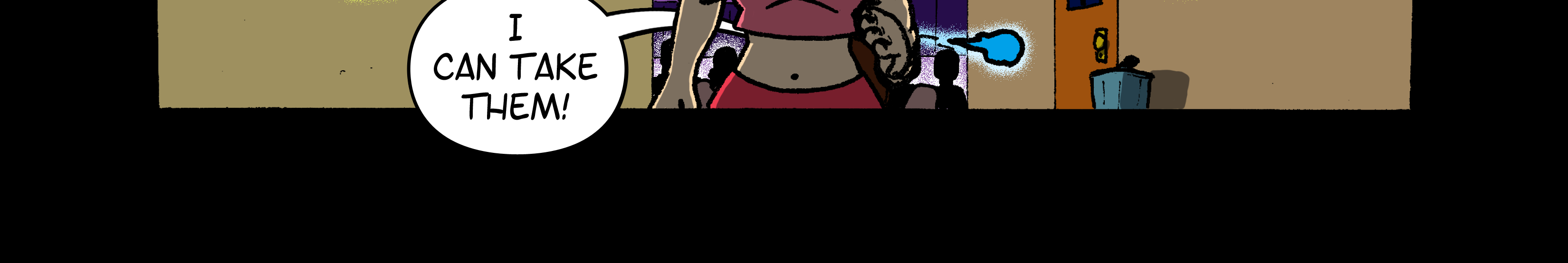 On Tour with Mitch & Sandy - Episode 3, Page 1: Short 1: Larger Than Life - p3