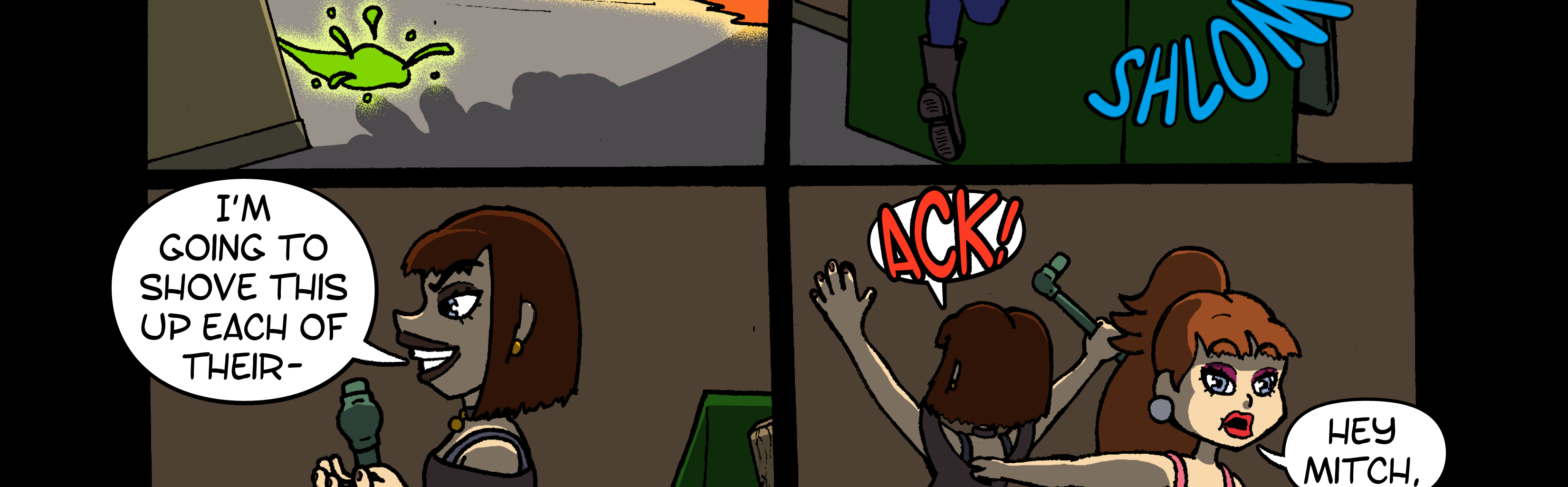 On Tour with Mitch & Sandy - Episode 4, Page 1: Short 1: Larger Than Life - p4