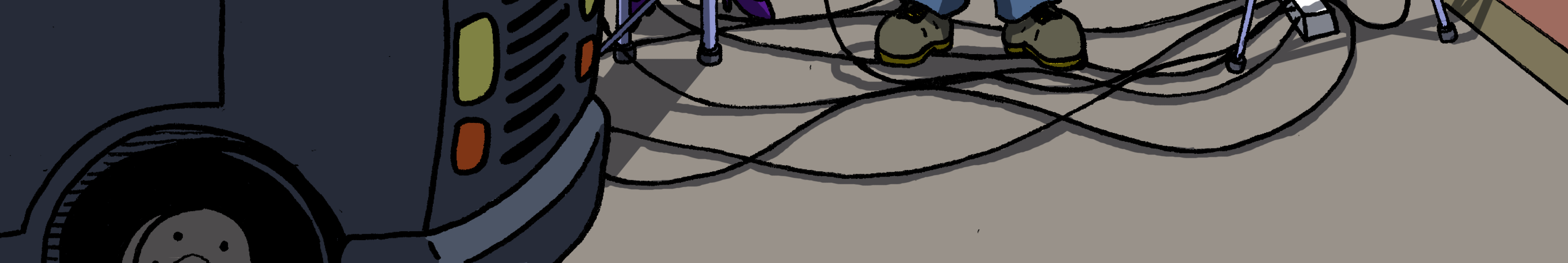 On Tour with Mitch & Sandy - Episode 4, Page 1: Short 1: Larger Than Life - p4