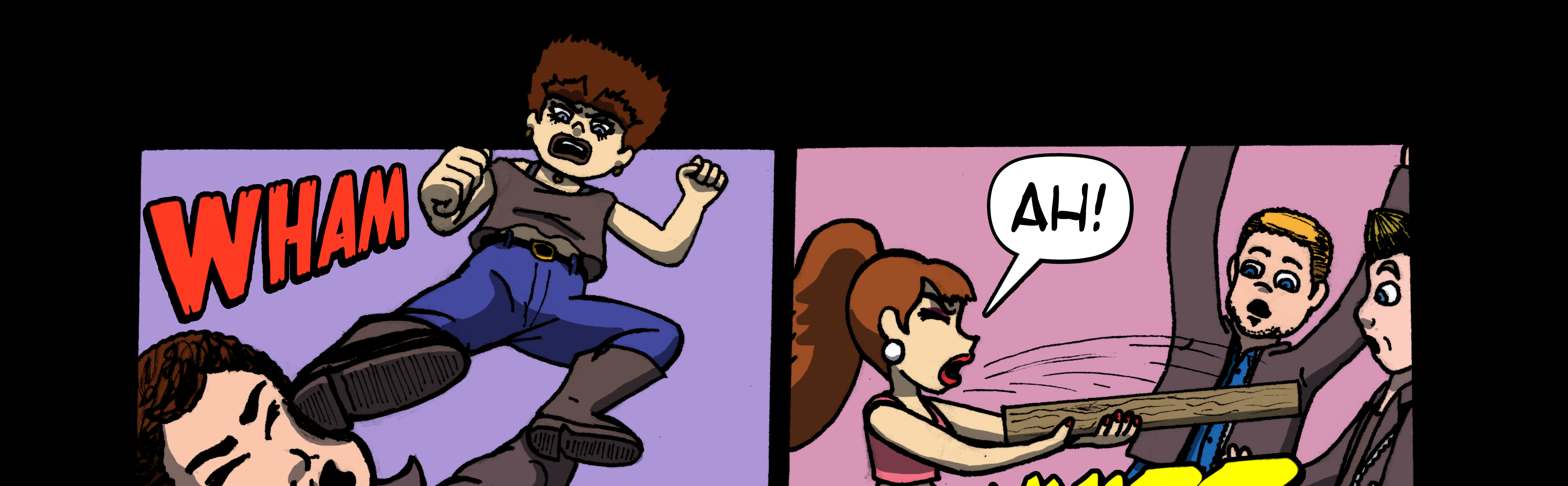 On Tour with Mitch & Sandy - Episode 6, Page 1: Short 1: Larger Than Life - p6