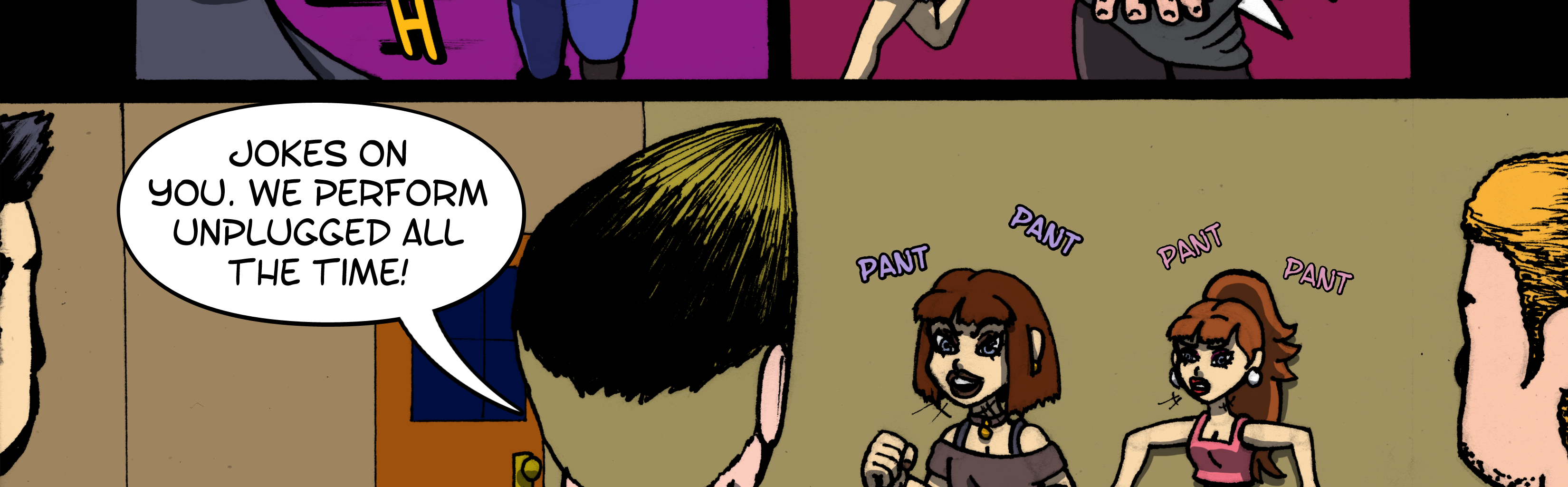 On Tour with Mitch & Sandy - Episode 6, Page 1: Short 1: Larger Than Life - p6