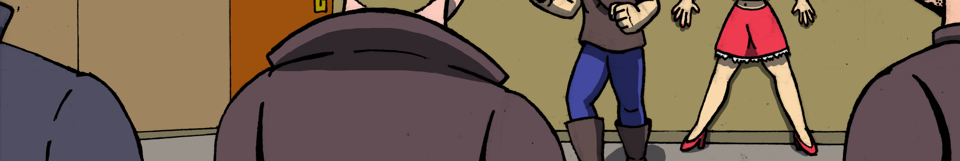 On Tour with Mitch & Sandy - Episode 6, Page 1: Short 1: Larger Than Life - p6