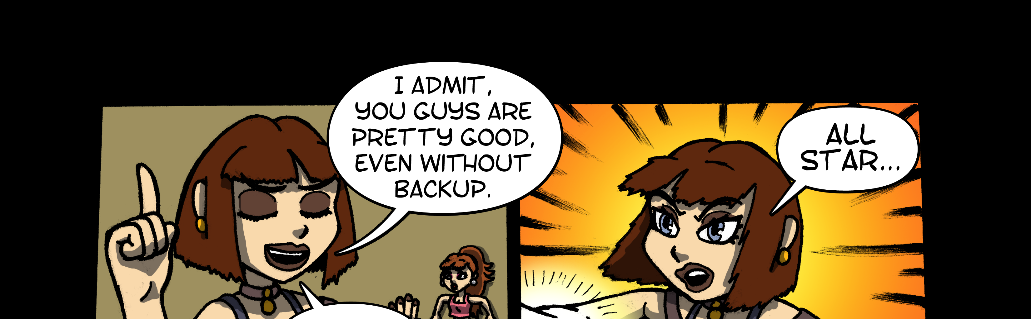 On Tour with Mitch & Sandy - Episode 7, Page 1: Short 1: Larger Than Life - p7