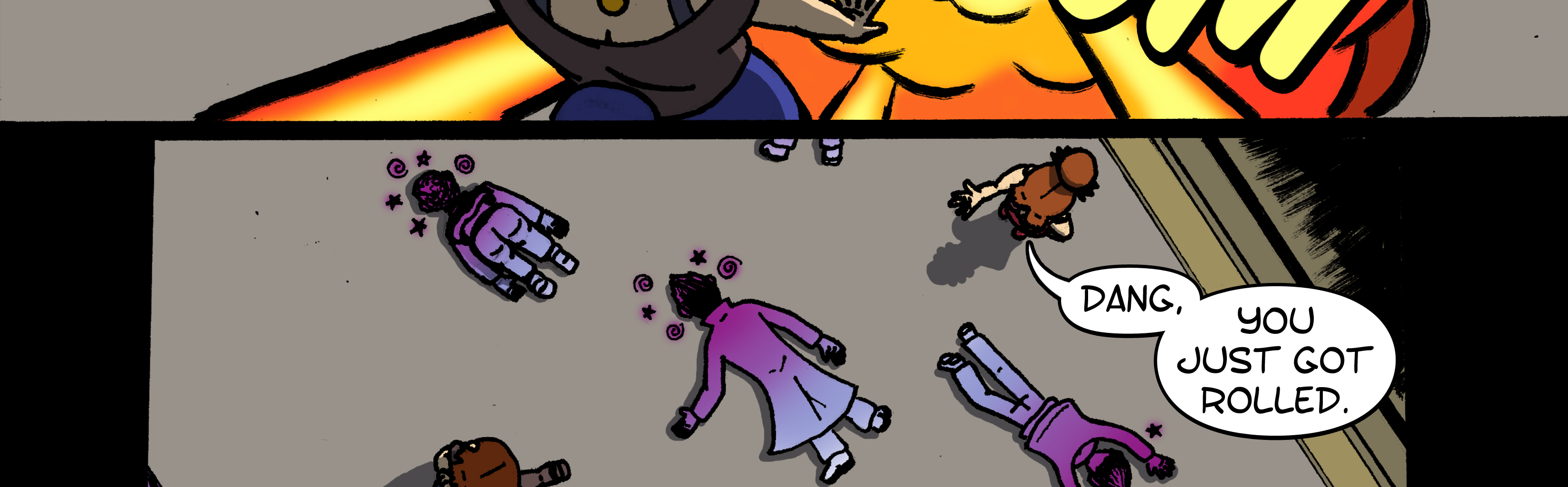 On Tour with Mitch & Sandy - Episode 7, Page 1: Short 1: Larger Than Life - p7