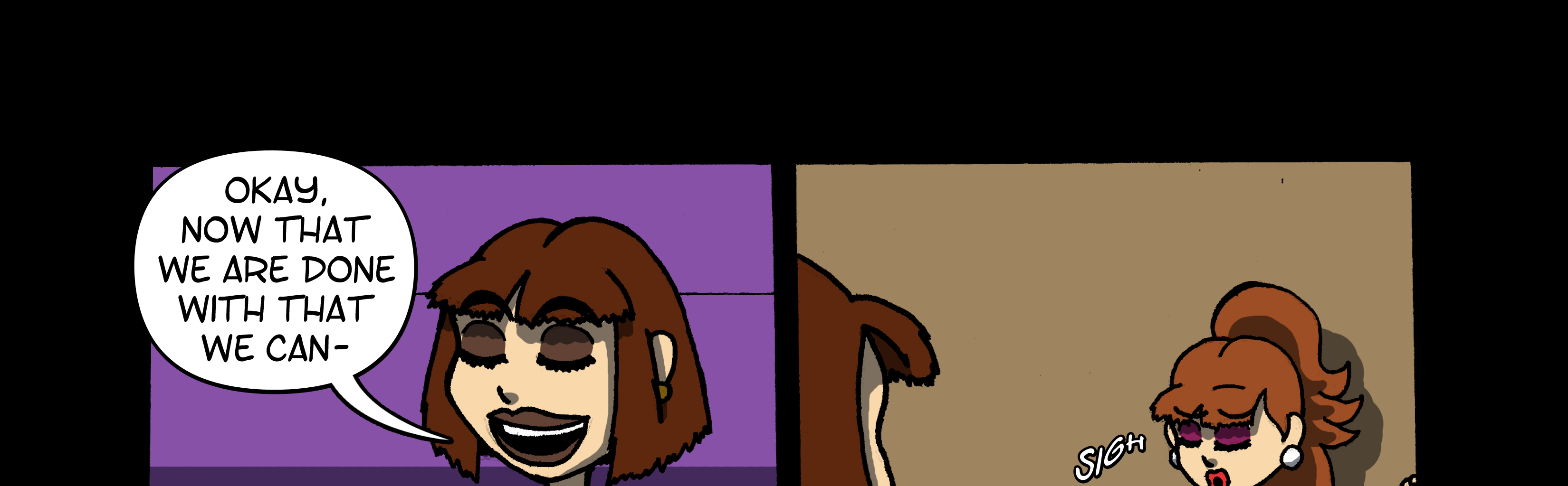 On Tour with Mitch & Sandy - Episode 8, Page 1: Short 1: Larger Than Life - p8