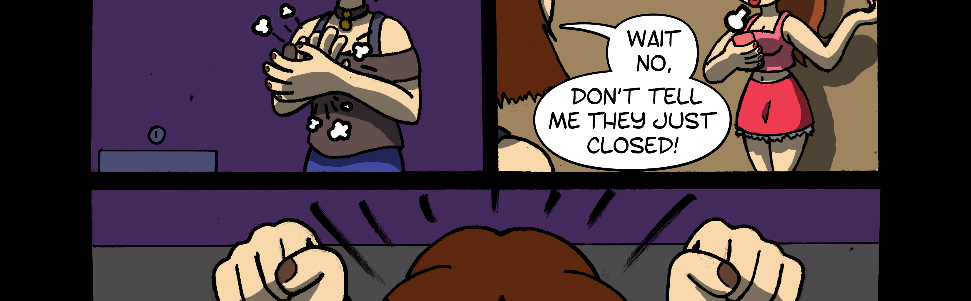 On Tour with Mitch & Sandy - Episode 8, Page 1: Short 1: Larger Than Life - p8