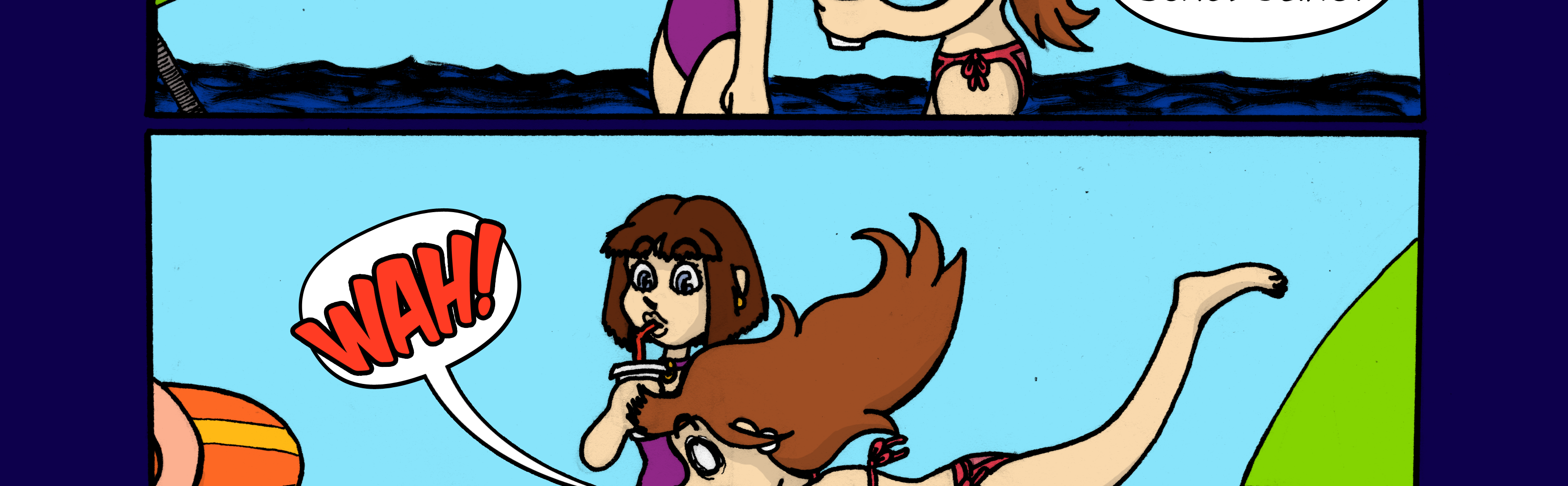 On Tour with Mitch & Sandy - Episode 9, Page 1: Short 2: Life's a Beach - p1