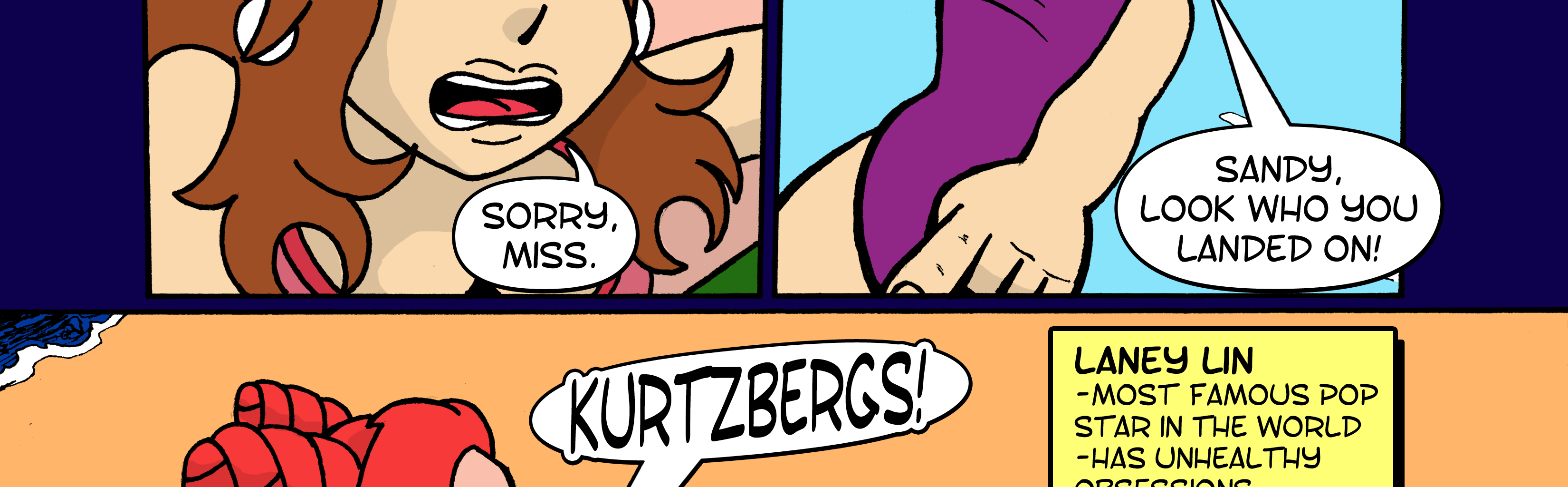 On Tour with Mitch & Sandy - Episode 10, Page 1: Short 2: Life's a Beach - p2