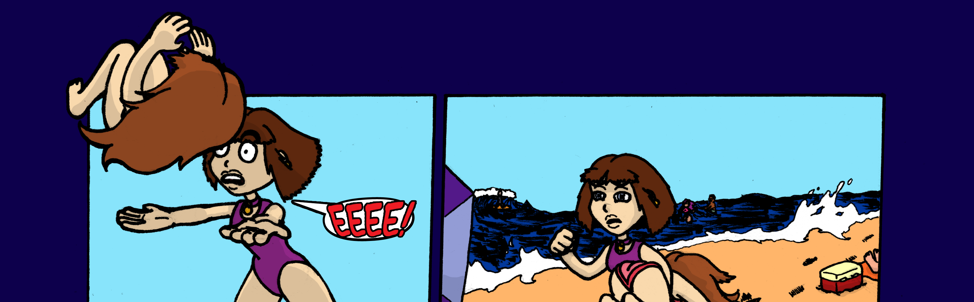 On Tour with Mitch & Sandy - Episode 11, Page 1: Short 2: Life's a Beach - p3