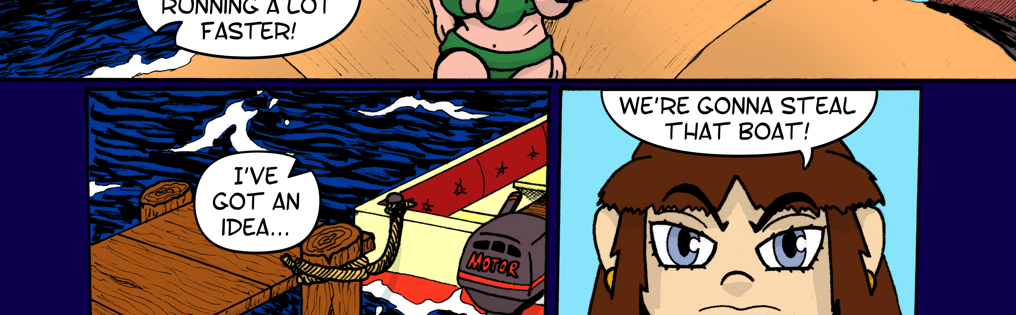 On Tour with Mitch & Sandy - Episode 11, Page 1: Short 2: Life's a Beach - p3