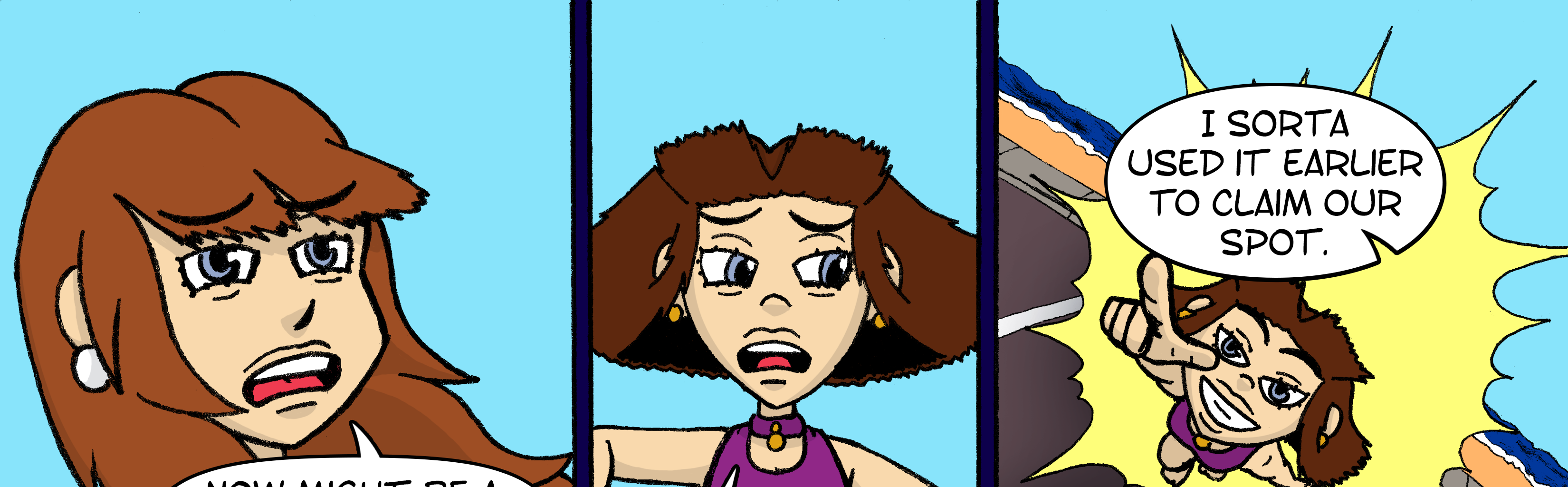 On Tour with Mitch & Sandy - Episode 15, Page 1: Short 2: Life's a Beach - p7