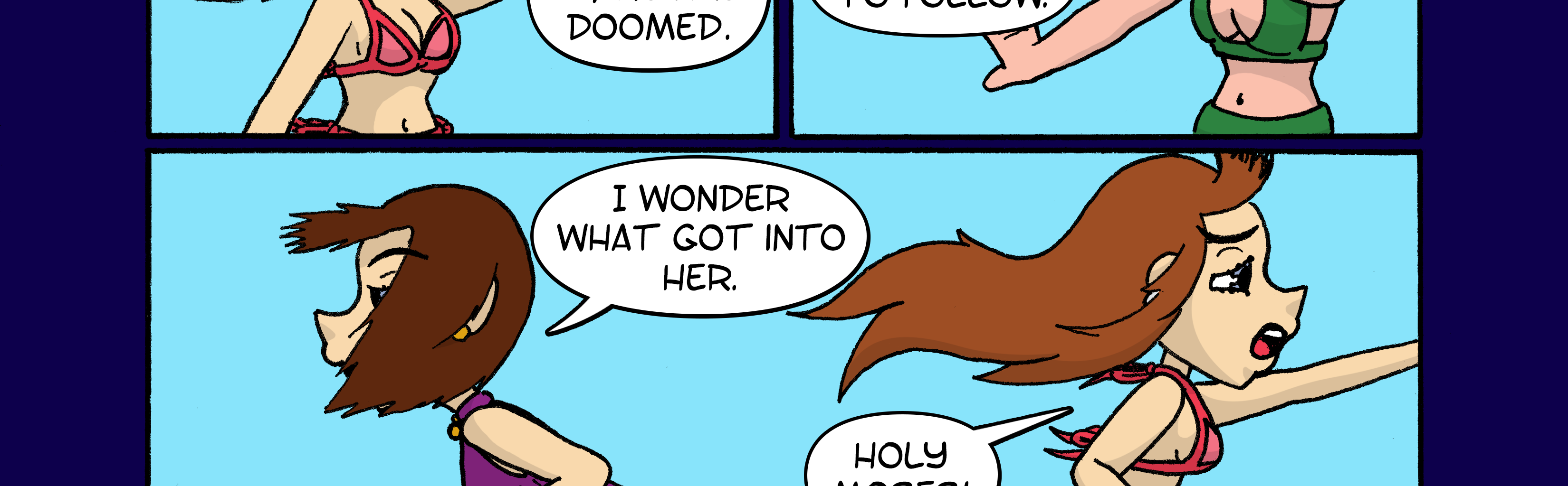 On Tour with Mitch & Sandy - Episode 15, Page 1: Short 2: Life's a Beach - p7