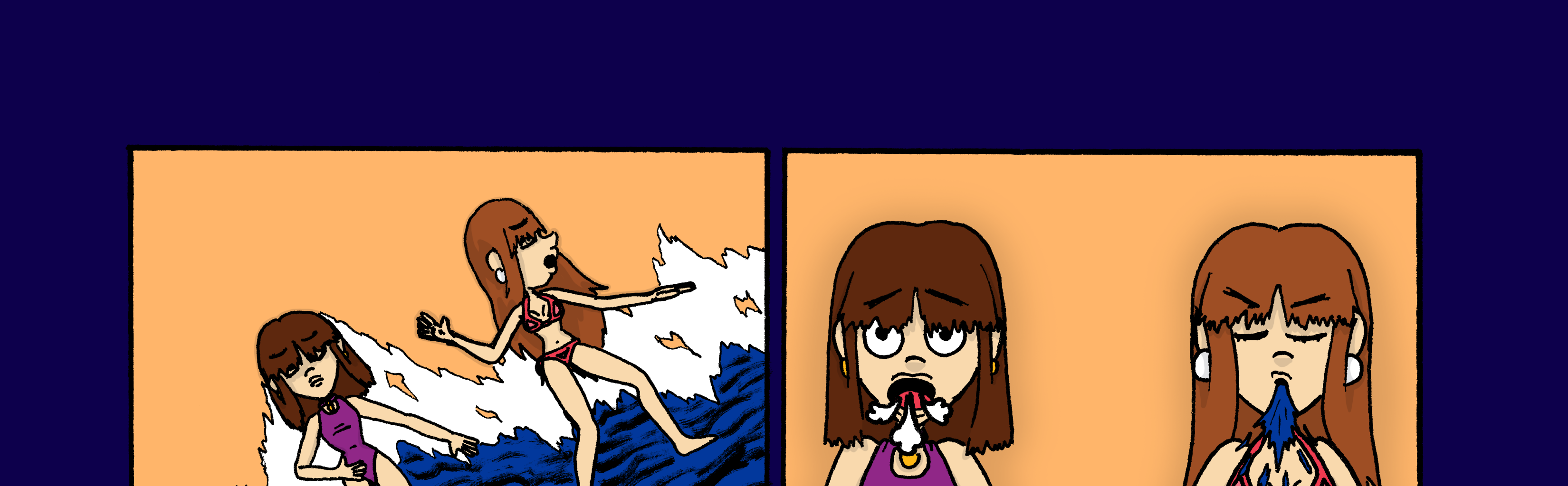 On Tour with Mitch & Sandy - Episode 16, Page 1: Short 2: Life's a Beach - p8