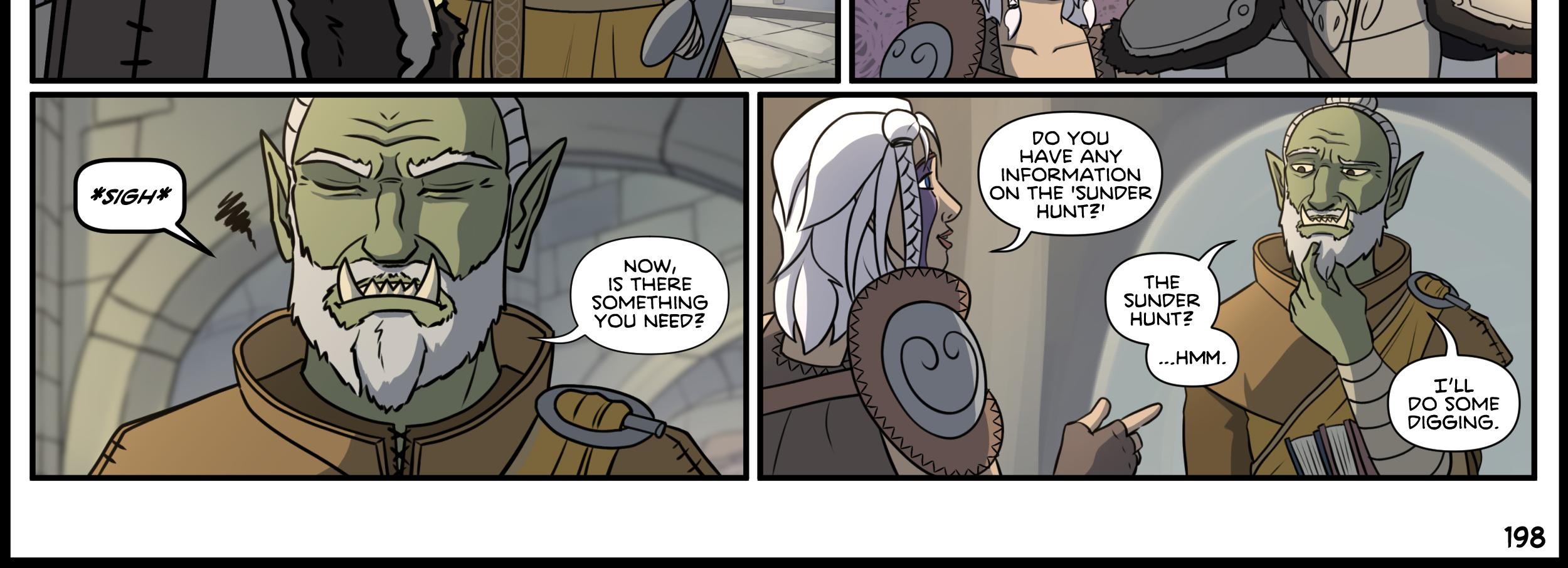 The Sunder Hunt - Episode 200, Page 1: The Sunder Hunt 198
