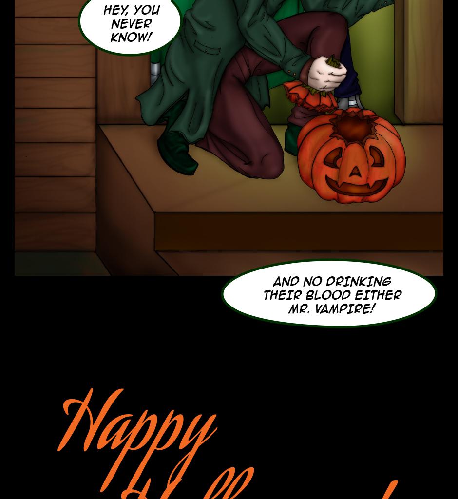 Beyond the Shady Meadows - Episode 11, Page 1: Halloween Treat