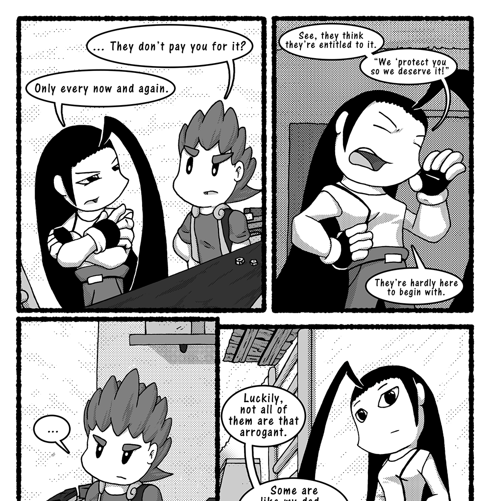 Skies Under Avalon - Episode 39, Page 1: Coffee Break Part 2