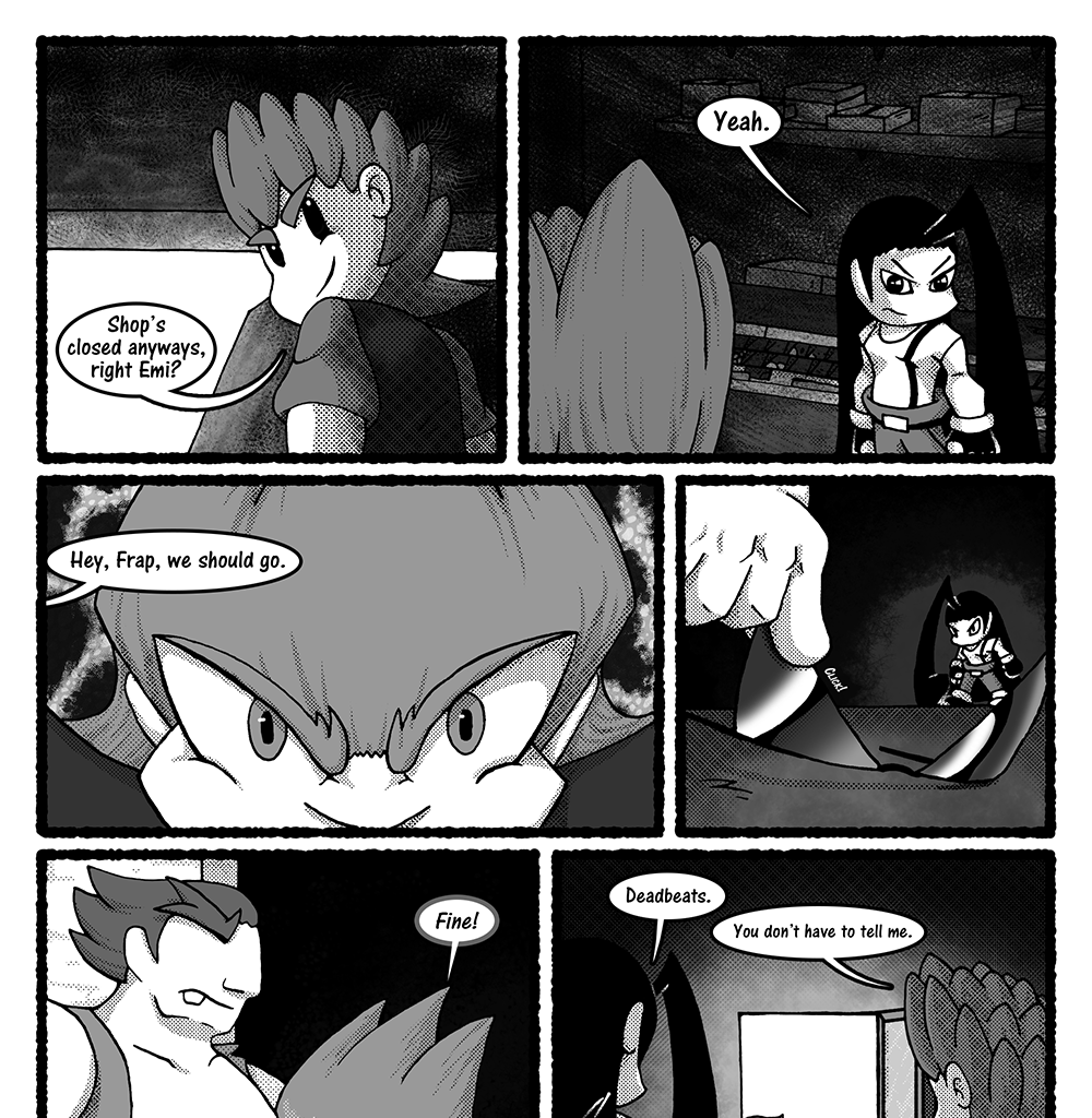 Skies Under Avalon - Episode 49, Page 1: Coffee Break Part 12