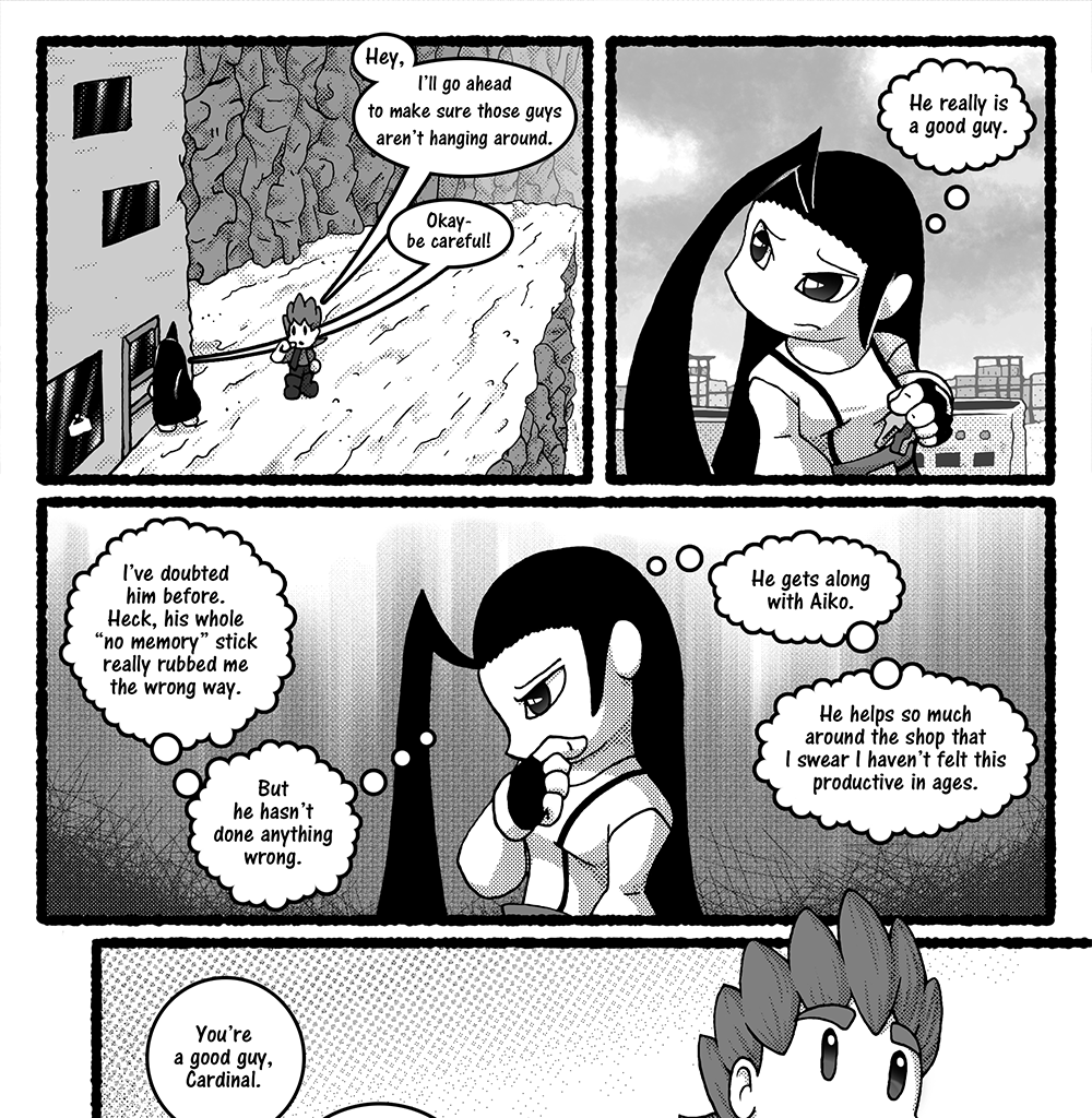 Skies Under Avalon - Episode 51, Page 1: Coffee Break Part 14