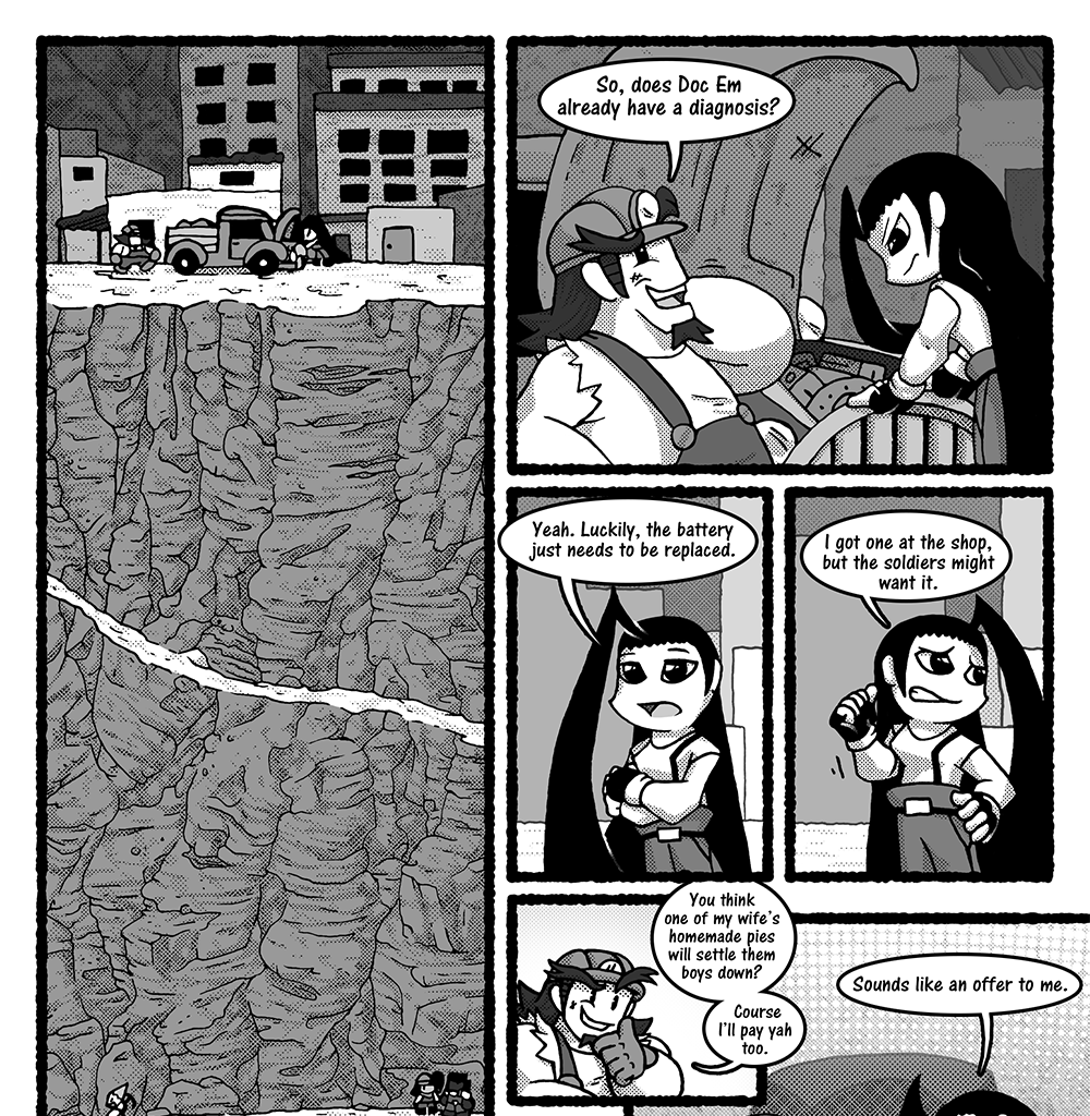 Skies Under Avalon - Episode 57, Page 1: It Was a Normal Day Part 5