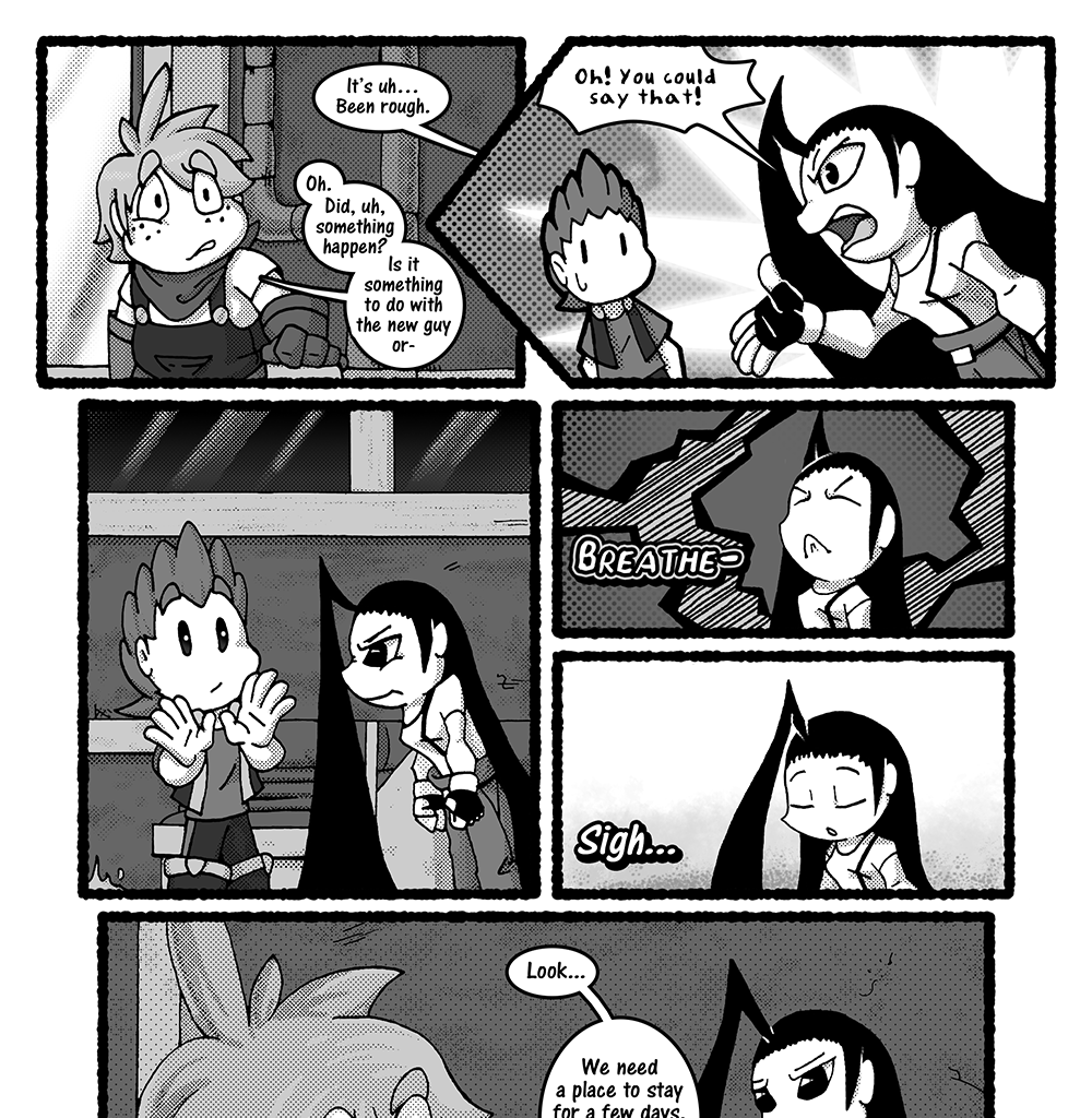 Skies Under Avalon - Episode 76, Page 1: When the Bucket Gets Kicked Part 7