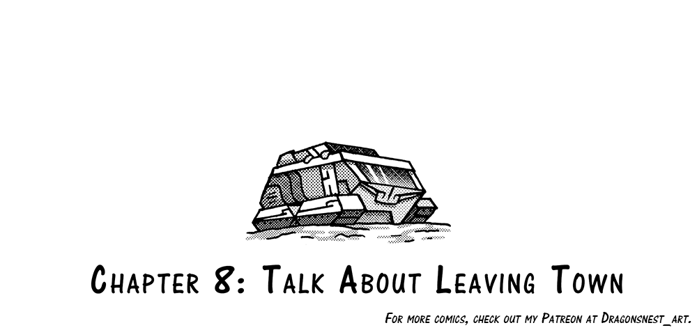 Skies Under Avalon - Episode 100, Page 7: Talk About Leaving Town part 1