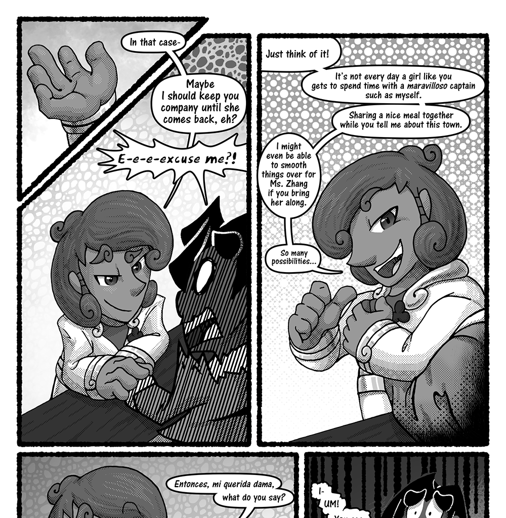 Skies Under Avalon - Episode 103, Page 1: Talk About Leaving Town part 4
