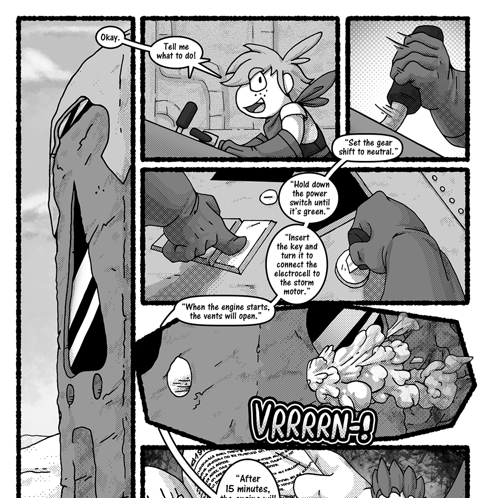Skies Under Avalon - Episode 106, Page 1: Talk About Leaving Town part 7
