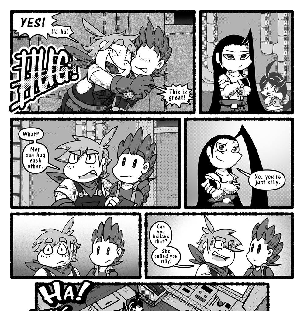 Skies Under Avalon - Episode 107, Page 1: Talk About Leaving Town part 8