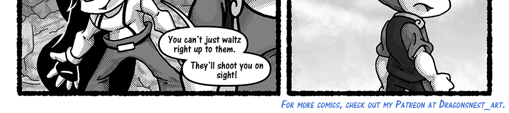 Skies Under Avalon - Episode 110, Page 1: Talk About Leaving Town 11