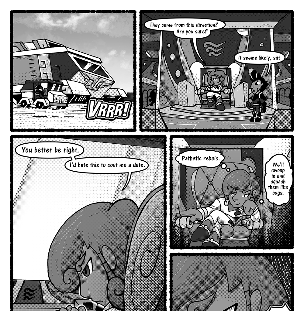 Skies Under Avalon - Episode 113, Page 1: Talk About Leaving Town part 14
