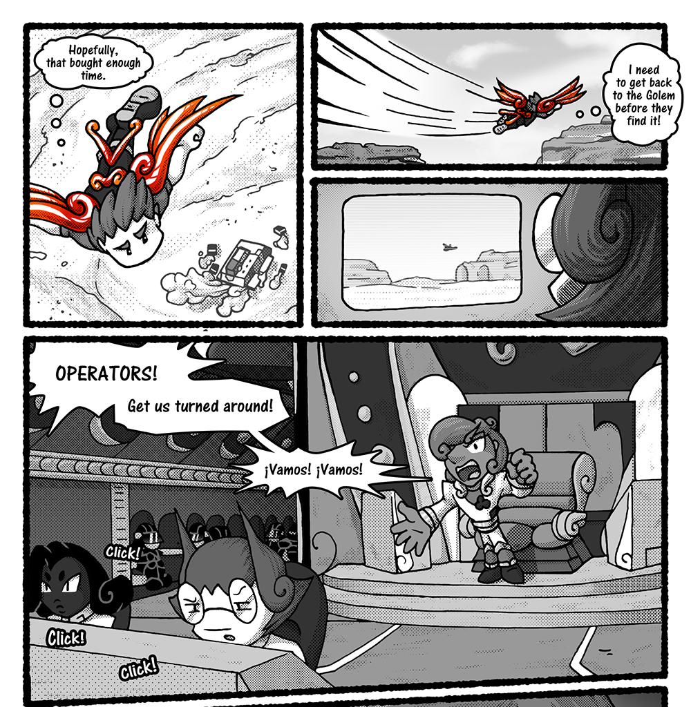 Skies Under Avalon - Episode 118, Page 1: Talk About Leaving Town part 19