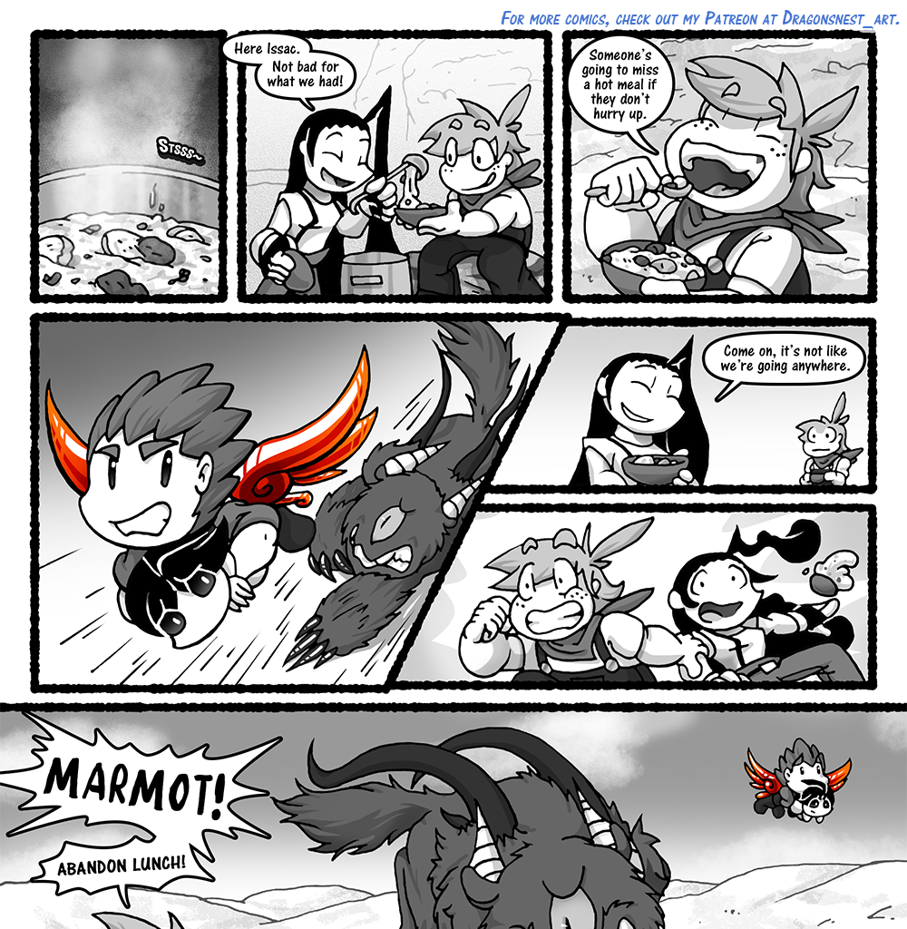 Skies Under Avalon - Episode 129, Page 1: No Time Like Lunch Time part 8